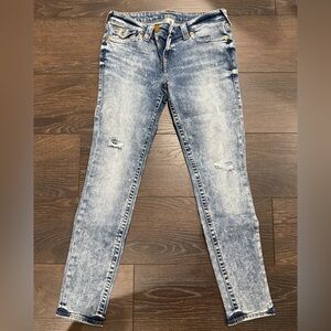 True Religion Light Wash Skinny Jeans